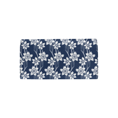 Daffodils Pattern Print Design DF09 Women's Trifold Wallet