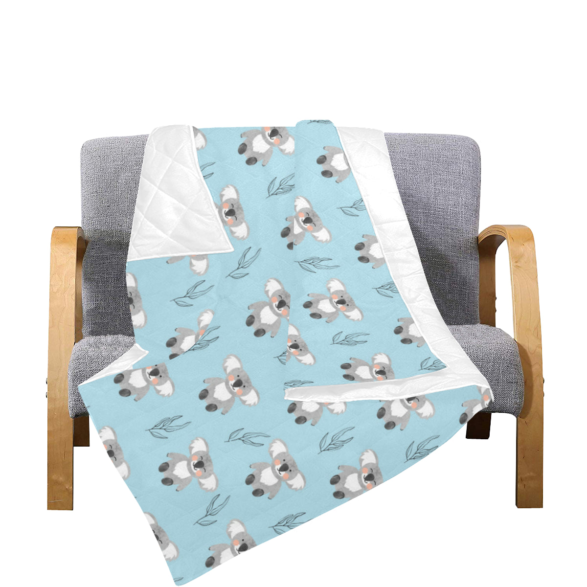 Koala Pattern Print Design 01 Premium Quilt