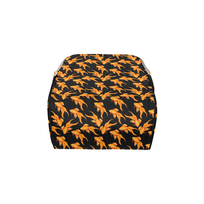 Goldfish Pattern Print Design 03 Diaper Bag Backpack