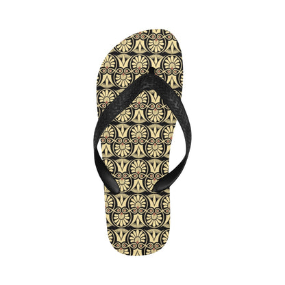 Ancient Greek Print Design LKS3014 Flip Flops