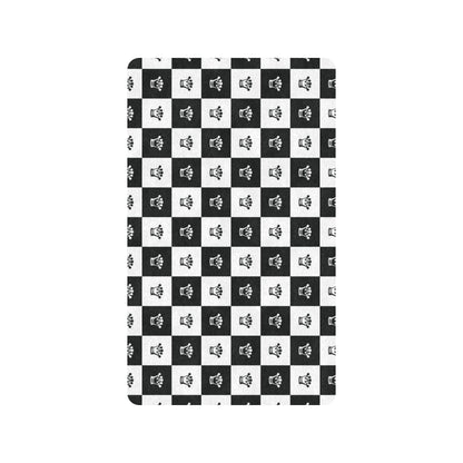Checkered Flag Crown Pattern Rubber Doormat