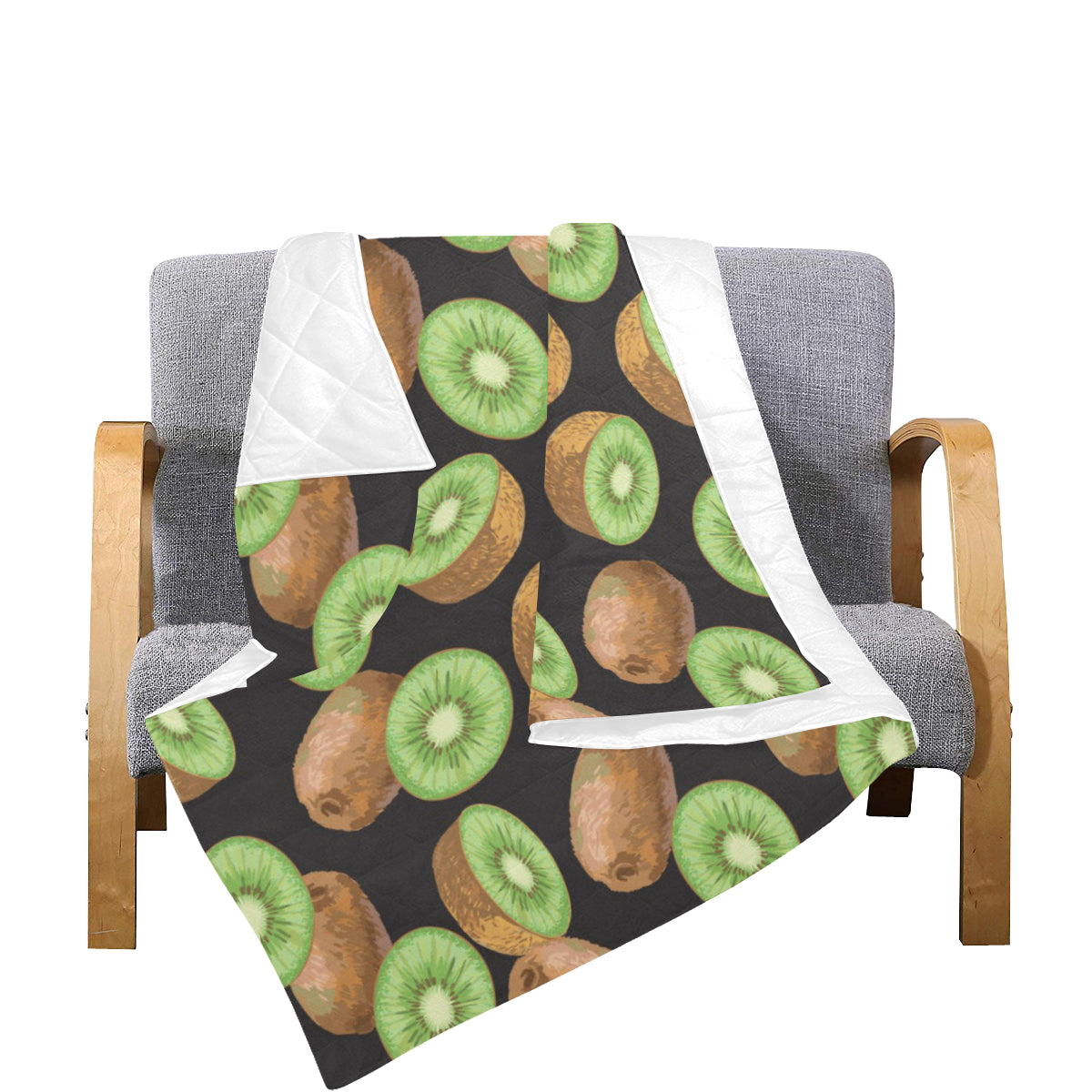 Kiwi Pattern Print Design KW03 Premium Quilt