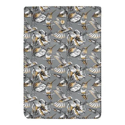Hummingbird Pattern Print Design 02 Women's Trifold Wallet