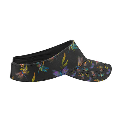 Dragonfly Colorful Realistic Print Unisex Sun Visor