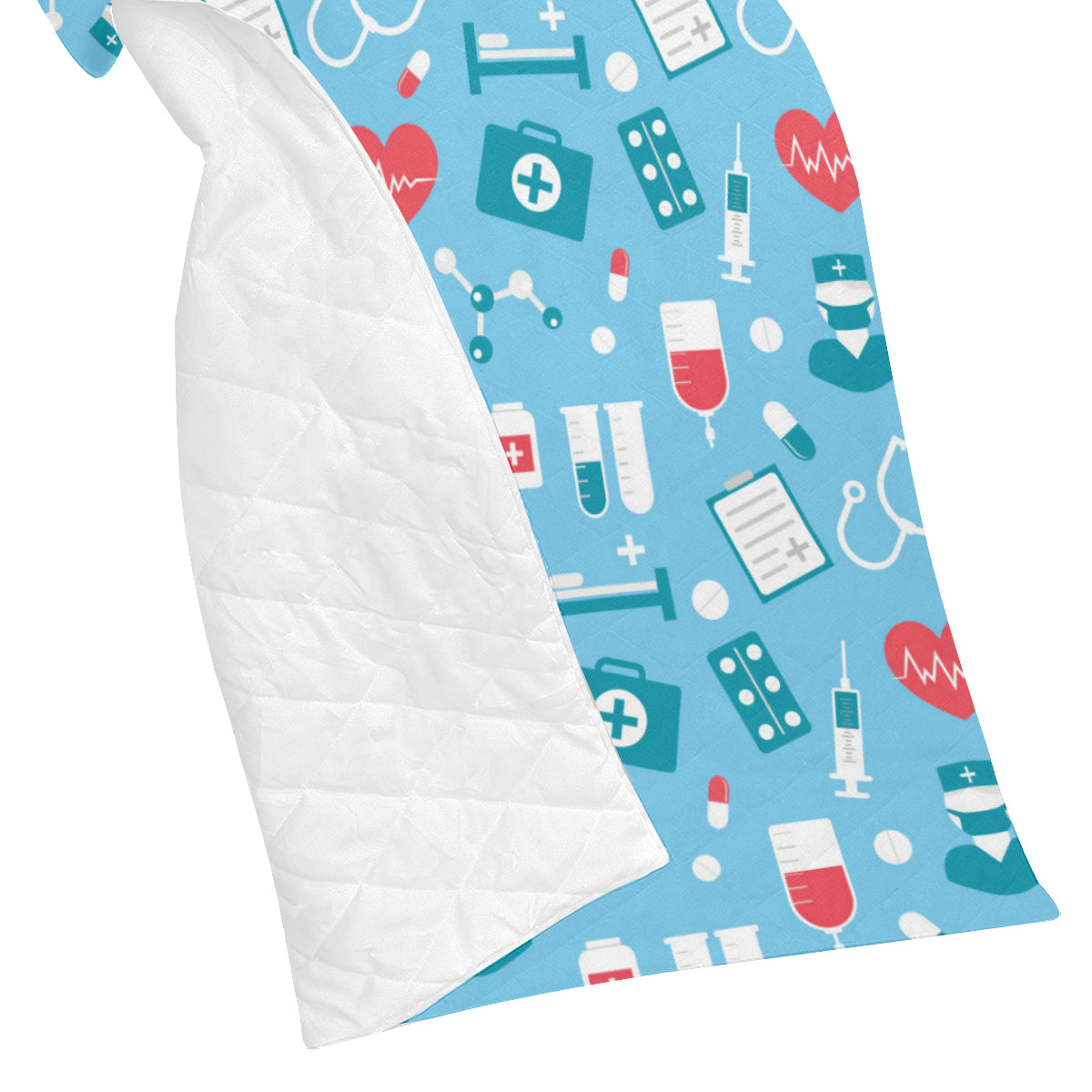 Nurse Pattern Print Design A03 Premium Quilt