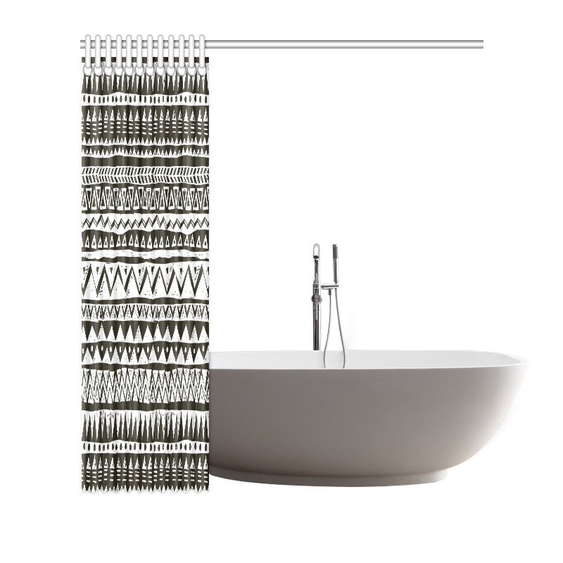 Hand draw Tribal Aztec Shower Curtain