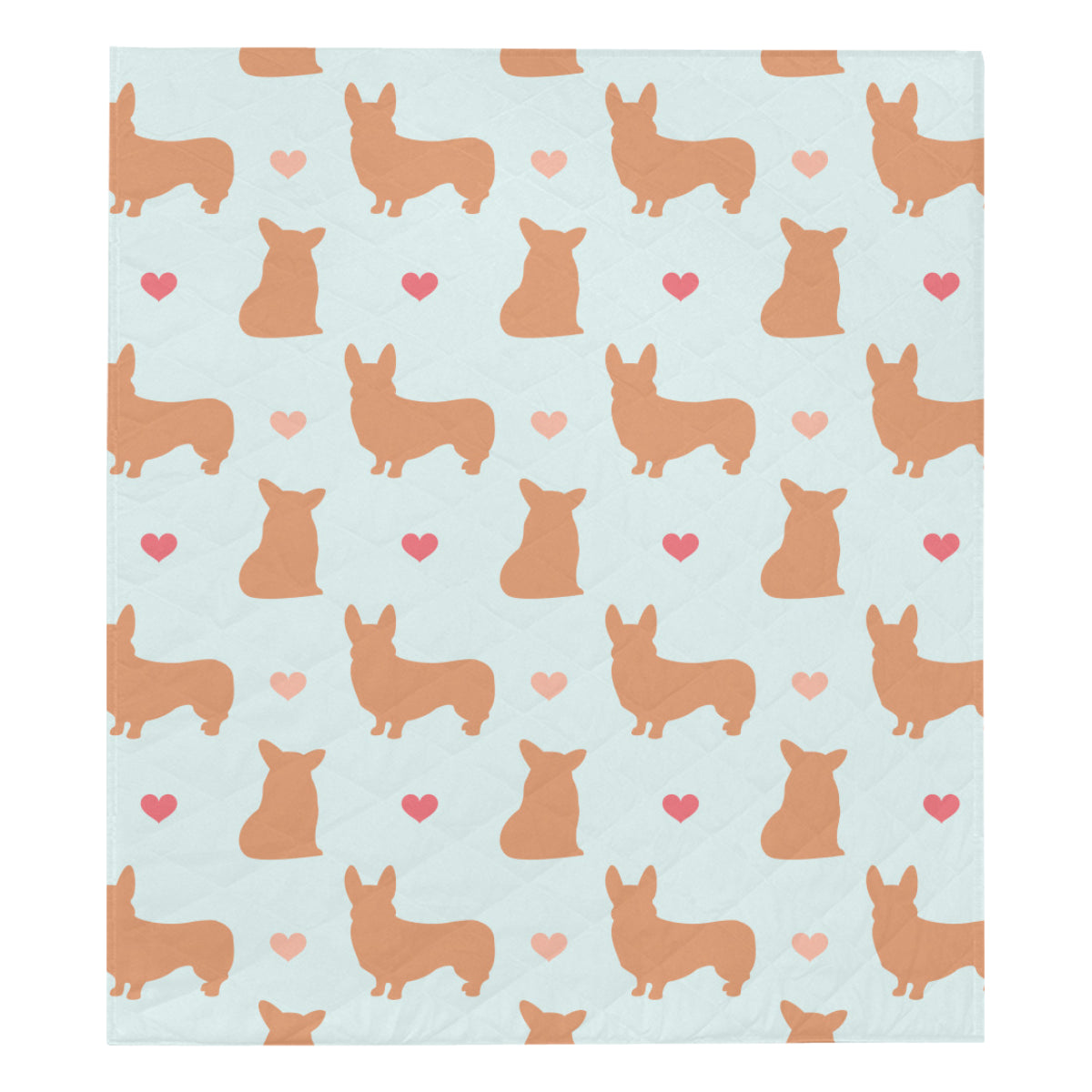 Pembroke Welsh Corgis Pattern Print Design A01 Premium Quilt