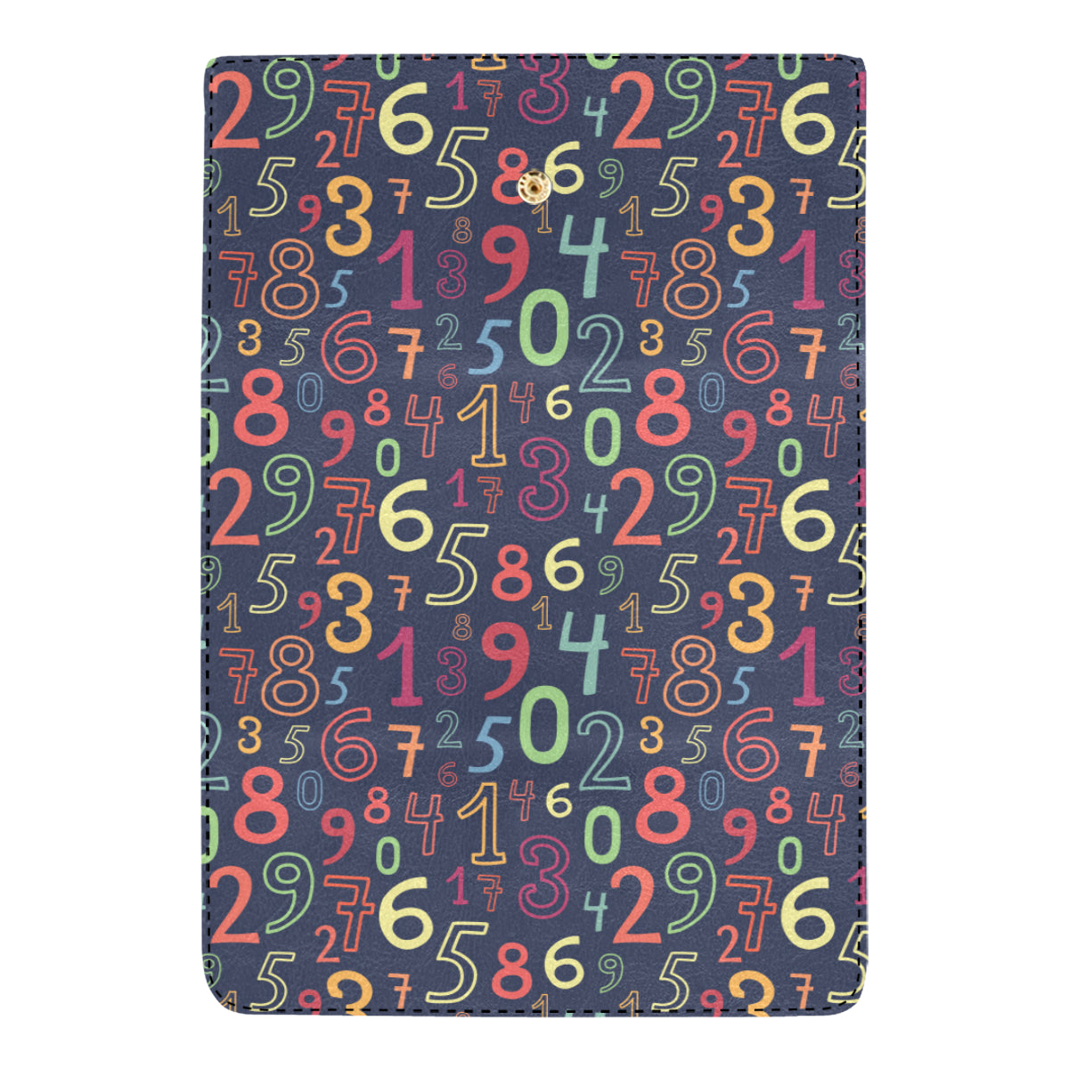 Number Pattern Print Design A01 Women's Trifold Wallet