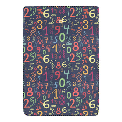 Number Pattern Print Design A01 Women's Trifold Wallet