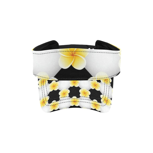 Plumeria Pattern Print Design A04 Unisex Sun Visor