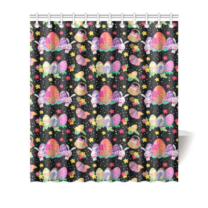 Easter Eggs Pattern Print Design RB06 Shower Curtain
