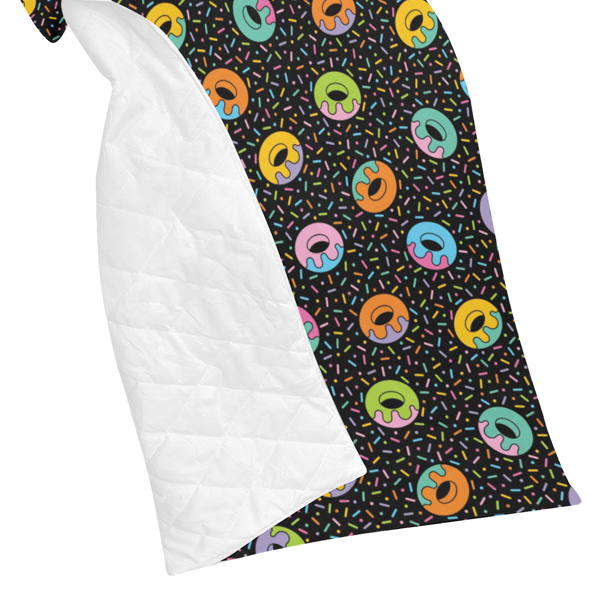 Donut Pattern Print Design DN012 Premium Quilt