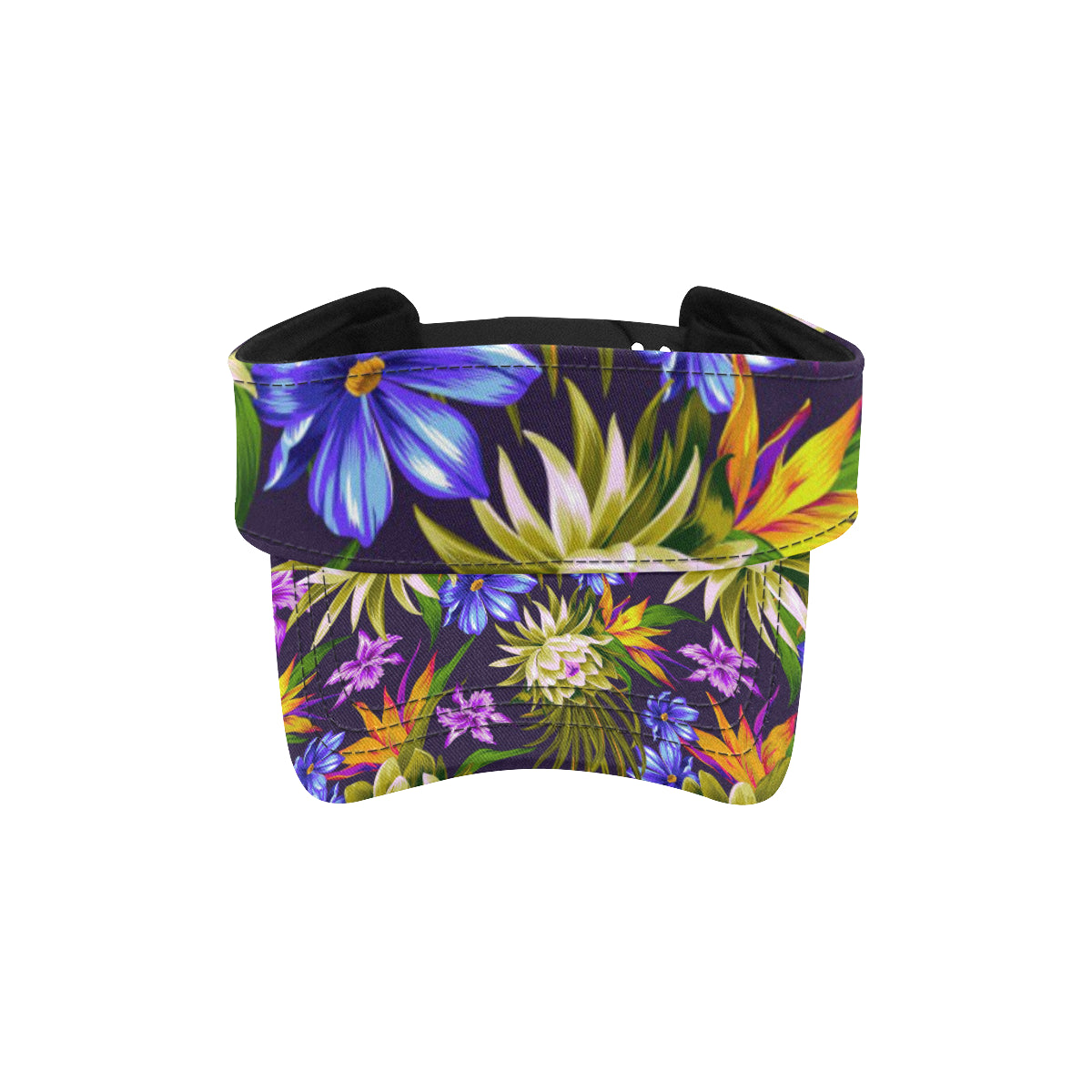 Water Lily Pattern Print Design WL08 Unisex Sun Visor