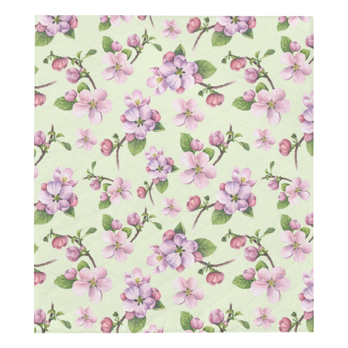 Apple blossom Pattern Print Design AB05 Premium Quilt