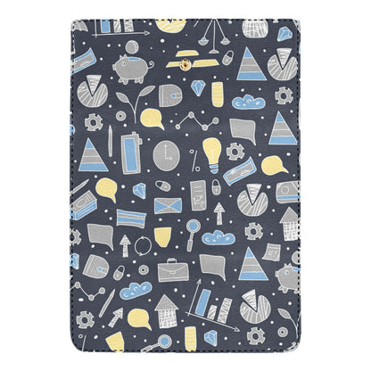 Accounting Financial Pattern Print Design 04 Women's Trifold Wallet