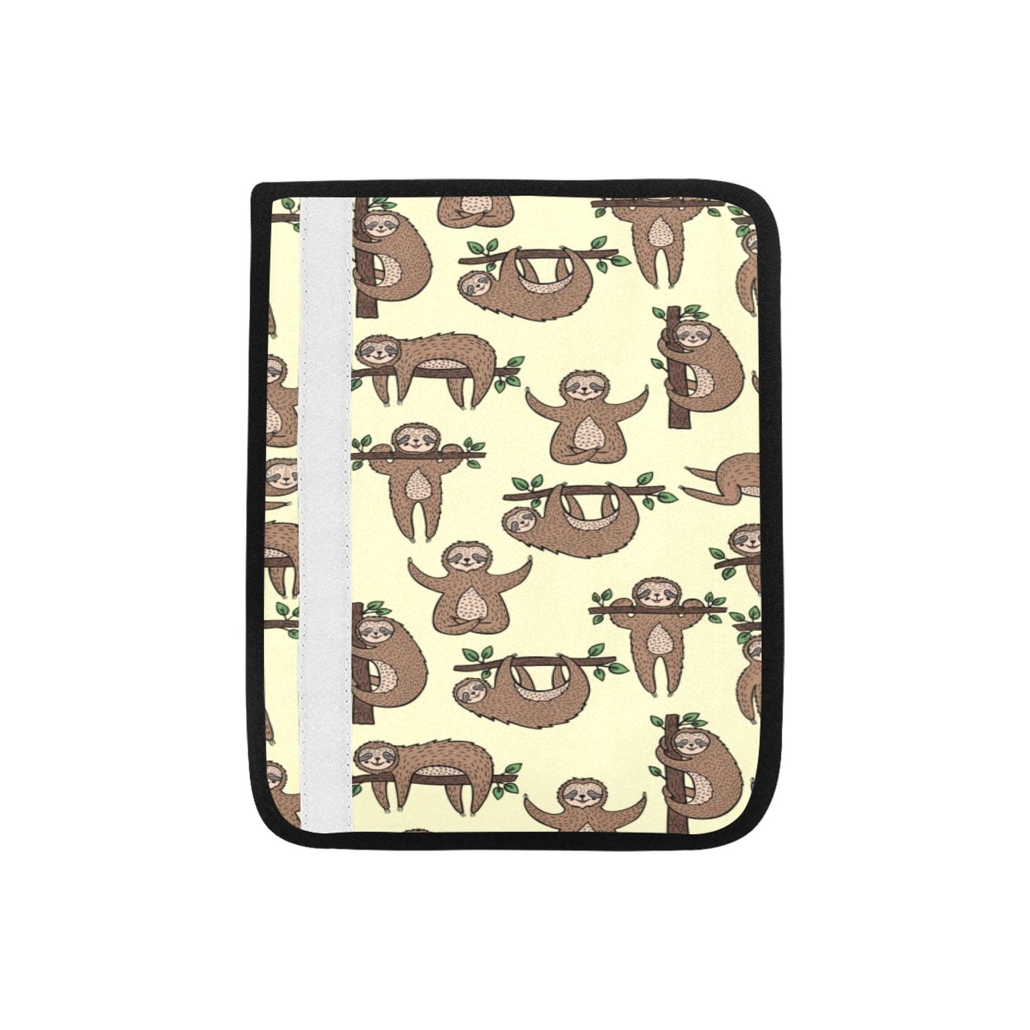 Sloth Print Design LKS3010 Car Seat Belt Cover