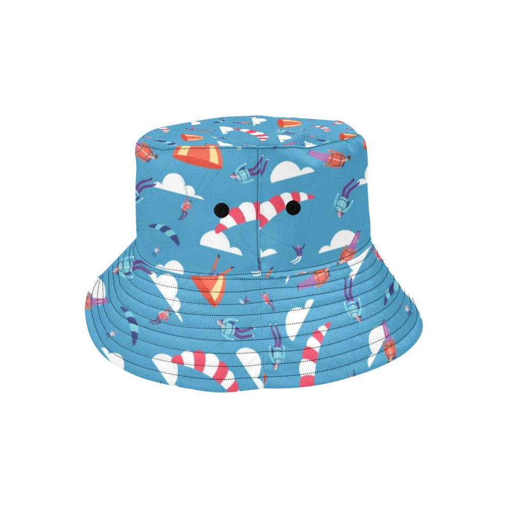 Skydiver Print Design LKS306 Unisex Bucket Hat