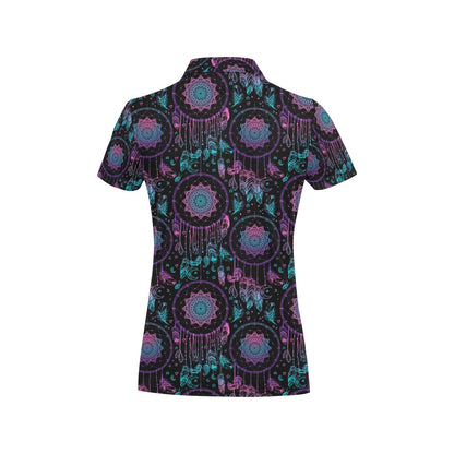 Dream catcher boho mandala Women's Polo Shirt