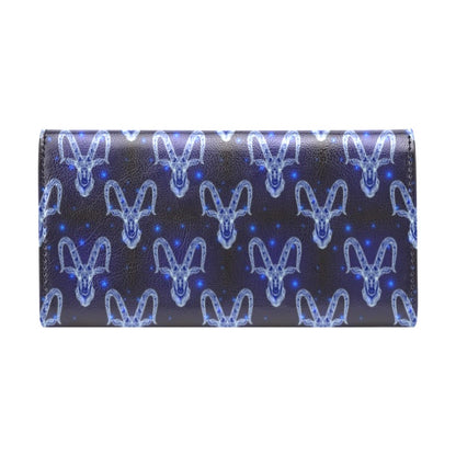 Goat Print Design LKS401 Women's Trifold Wallet