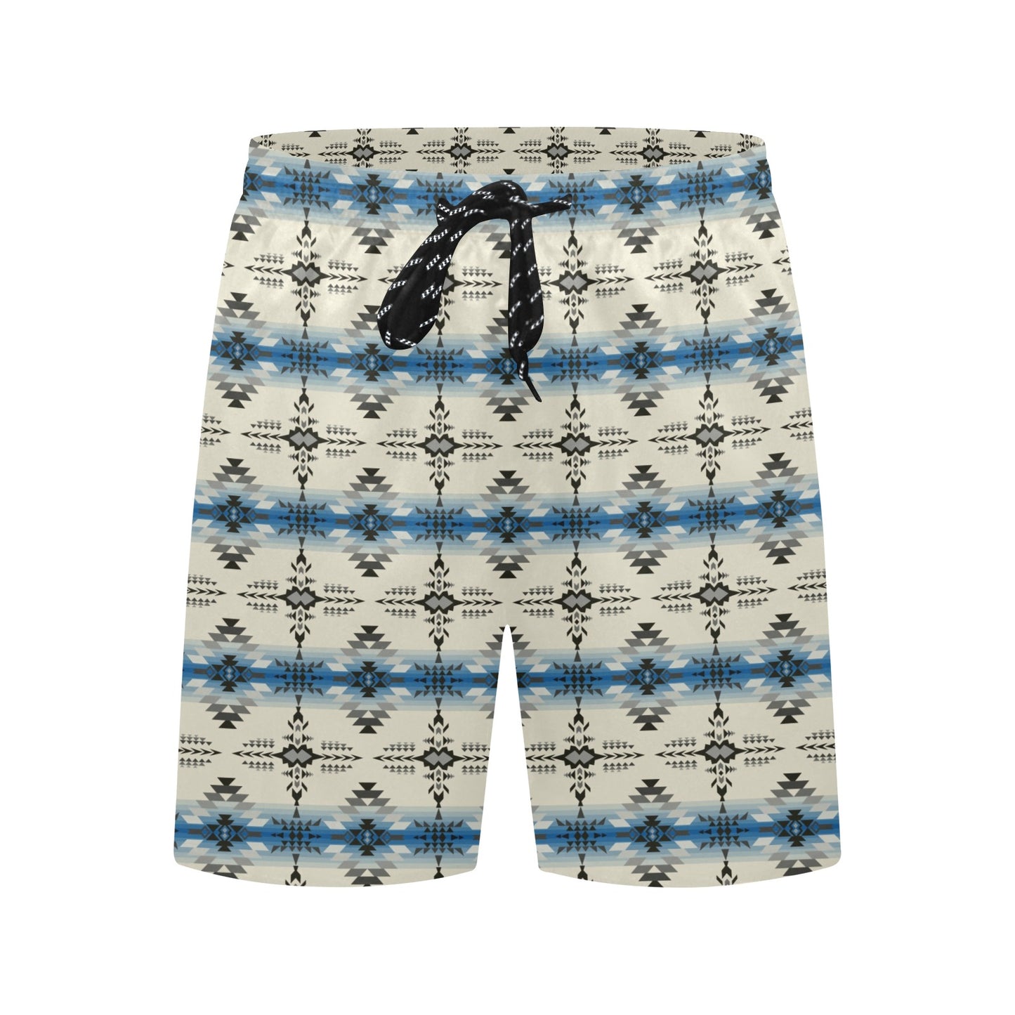 Southwest Pattern Print Design LKS304 Men's Swim Trunks Beach Shorts