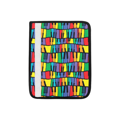 Piano Print Design LKS402 Car Seat Belt Cover