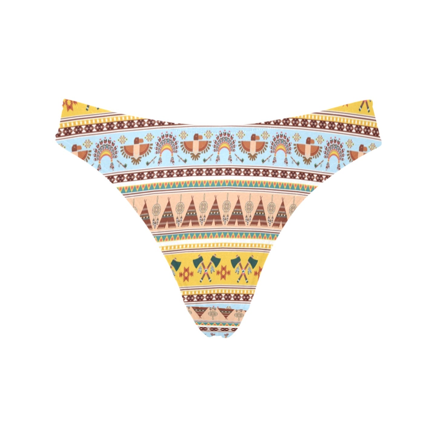 Native American Pattern Design Print Women's Thongs