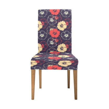 Tropical Flower Print Design LKS302 Dining Chair Slipcover