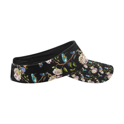 Hummingbird Flower Themed Print Unisex Sun Visor