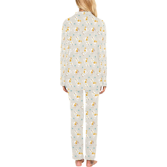 Russell Terriers Print Design LKS306 Women's Long Pajama Set