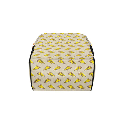 Pizza Pattern Print Design A04 Diaper Bag Backpack