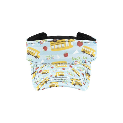 School Bus Back To School Print Design LKS303 Unisex Sun Visor