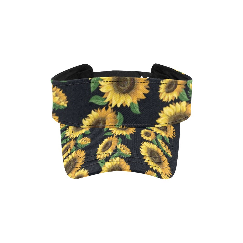 Sunflower Print Design LKS306 Unisex Sun Visor