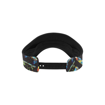 Skateboard Print Design LKS305 Unisex Sun Visor