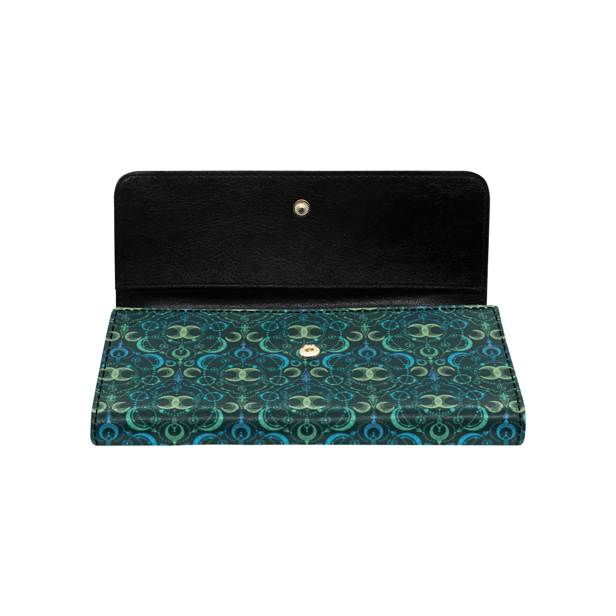 Celestial Pattern Print Design 07 Women's Trifold Wallet
