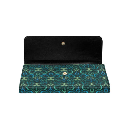 Celestial Pattern Print Design 07 Women's Trifold Wallet