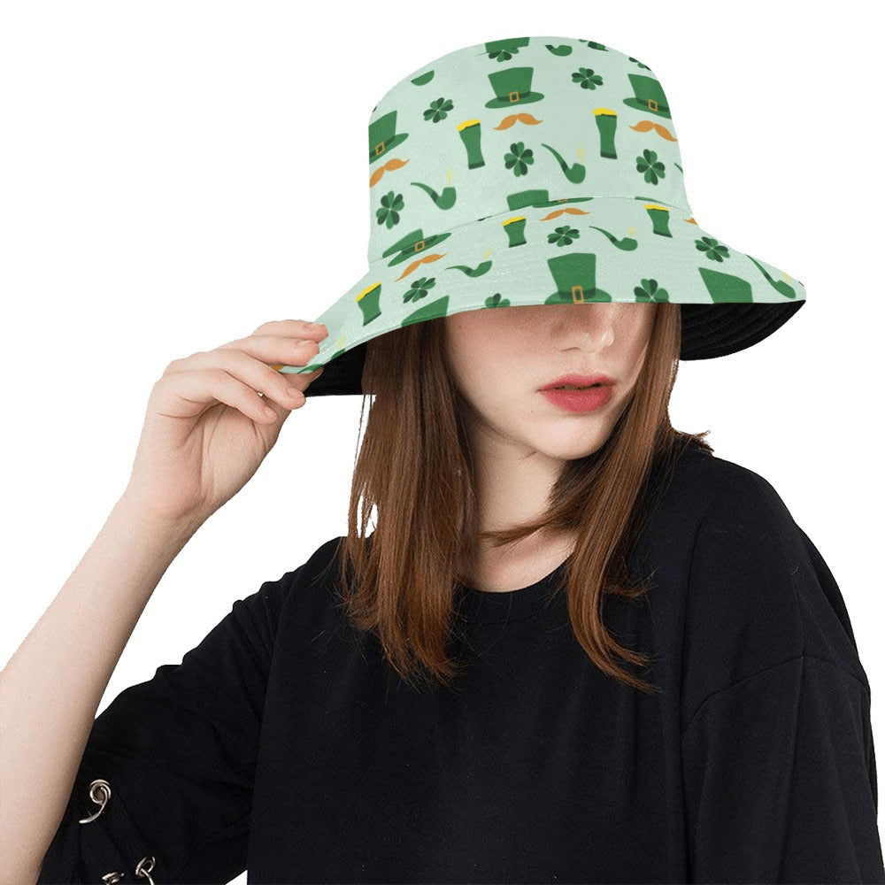 St Patricks Day Print Design LKS304 Unisex Bucket Hat
