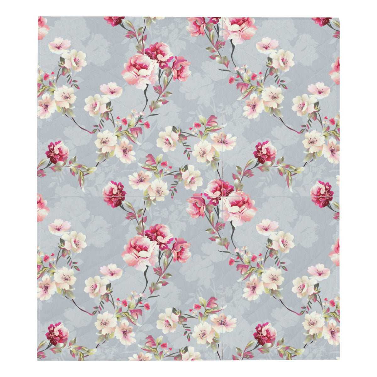 Summer Floral Pattern Print Design SF02 Premium Quilt