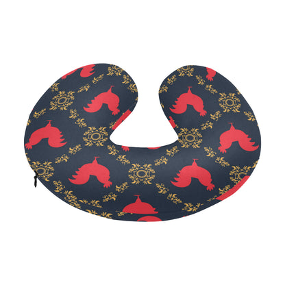 Rooster Pattern Print Design A02 U-Shaped Travel Neck Pillow