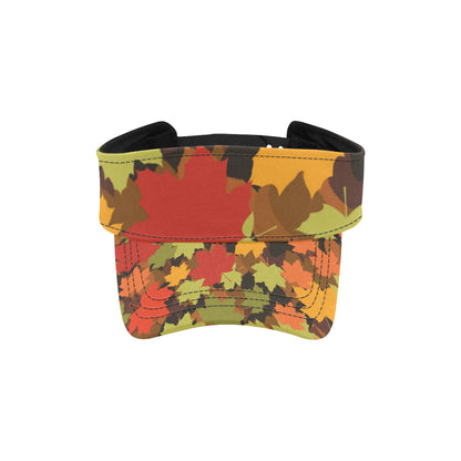Maple Leaf Pattern Print Design 05 Unisex Sun Visor