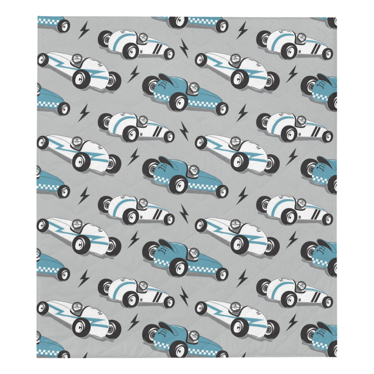 Racing Vintage Pattern Print Design A02 Premium Quilt