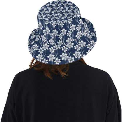Daffodils Pattern Print Design DF09 Unisex Bucket Hat