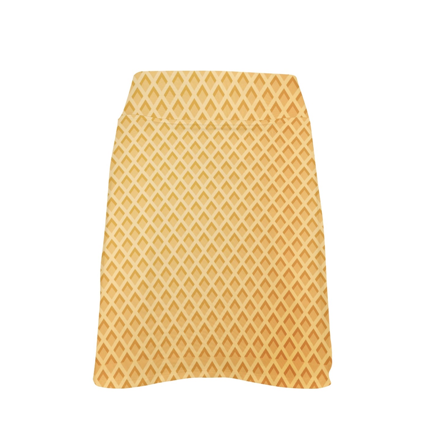 Waffle Texture Print Design LKS302 17" Golf & Pickleball Skort with Pockets