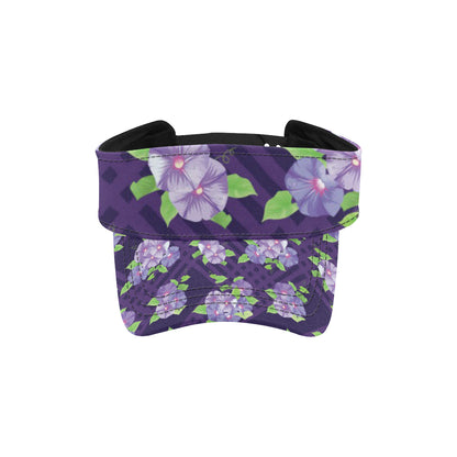 Morning Glory Pattern Print Design MG03 Unisex Sun Visor