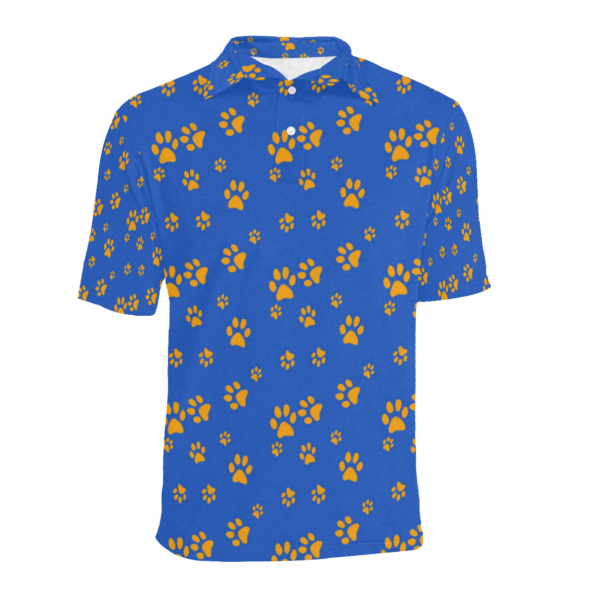 Paw Pattern Print Design A03 Men Polo Shirt