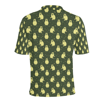 Capybara Pattern Print Design 03 Men Polo Shirt