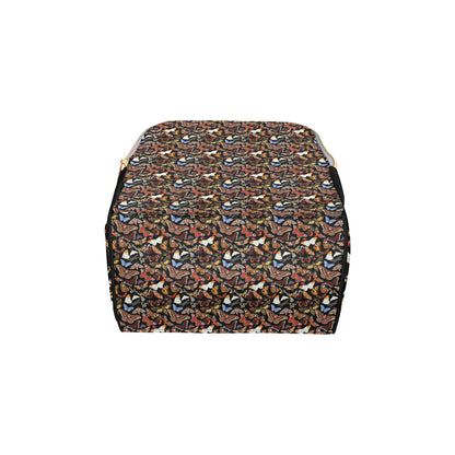 Butterfly Pattern Print Design 08 Diaper Bag Backpack