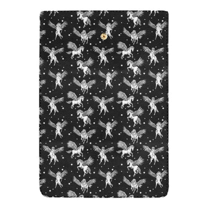 Pegasus Pattern Print Design 01 Women's Trifold Wallet