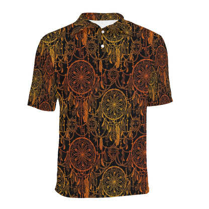 Dream catcher Sun and Moon Men Polo Shirt