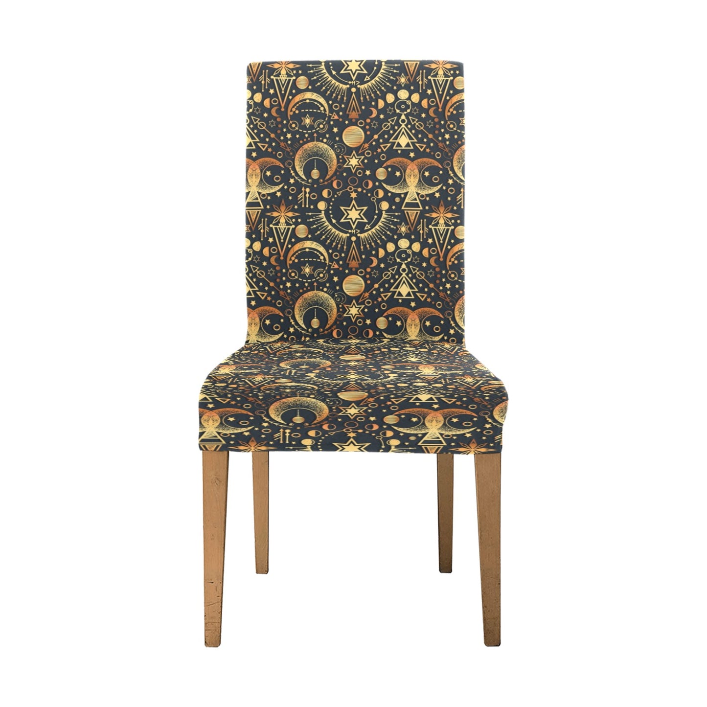 Sun Moon Print Design LKS308 Dining Chair Slipcover