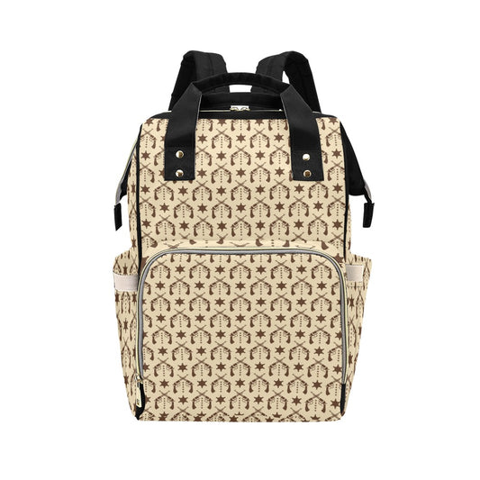 Western Cowboy Print Design LKS302 Diaper Bag Backpack